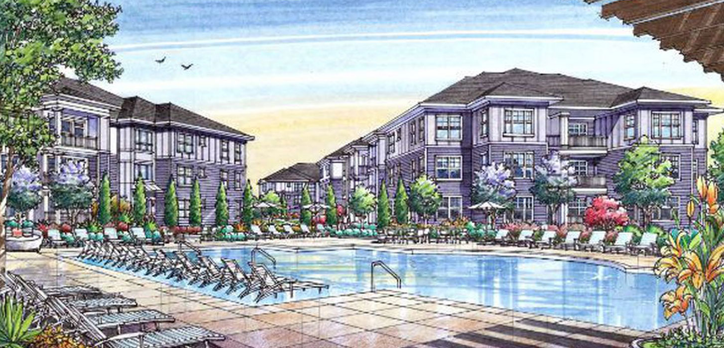 New apartments pop up near new shopping development | Childress Klein