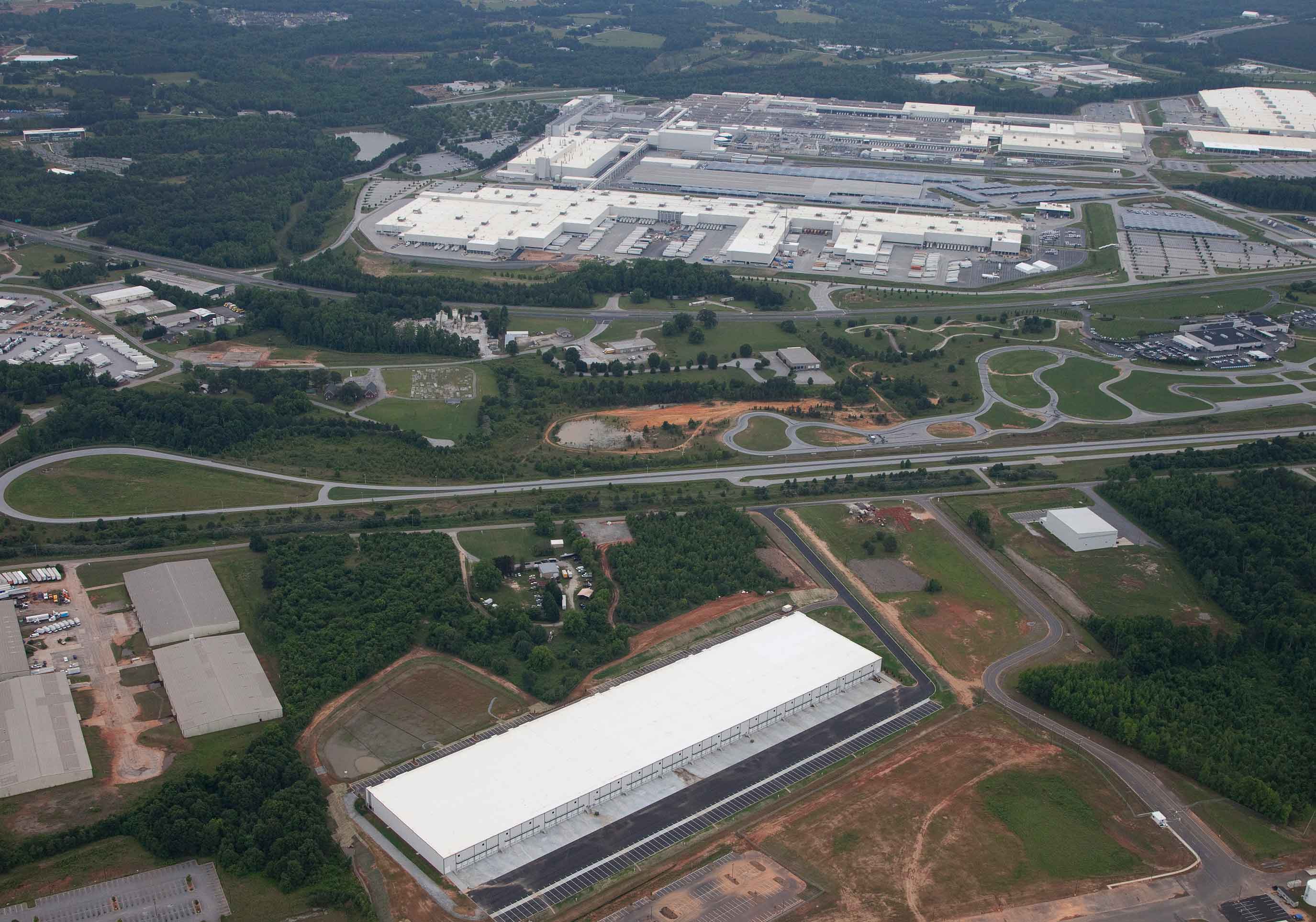 Largest industrial building in Velocity Park, nearly 300,000 sq. ft