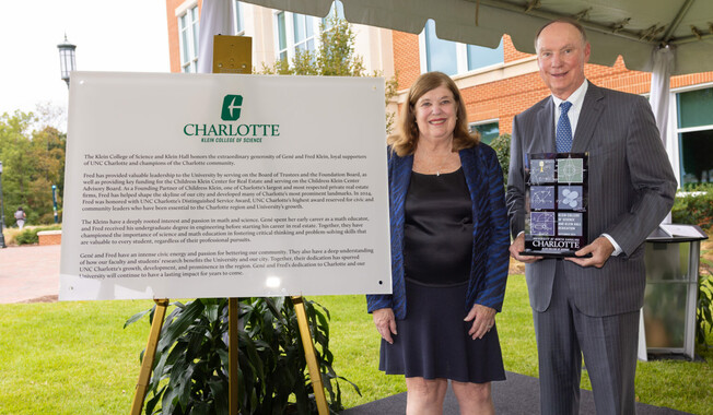 Kleins at UNC Charlotte